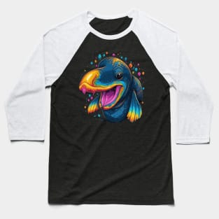 Platypus Smiling Baseball T-Shirt